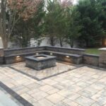 Hardscape Landscaping Project Retaining Wall Installation Example